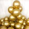 Balony lateksowe metaliczne złote 50 sztuk